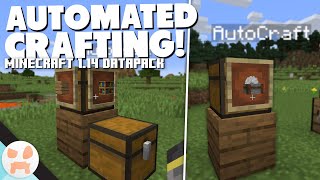 FULLY AUTOMATIC CRAFTING  Minecraft 114 Datapack [upl. by Lucien676]