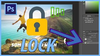 How to Use the Lock in Adobe Photoshop CC 2022 [upl. by Jopa]