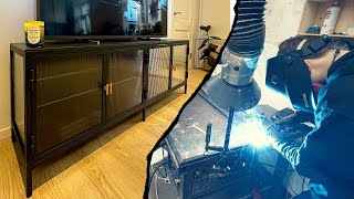 DIY Steel amp Glass TV Stand [upl. by Omsoc909]