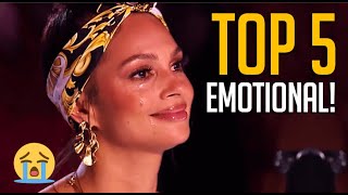 Top 5 Most EMOTIONAL Auditions on Britains Got Talent 2020 [upl. by Kast]