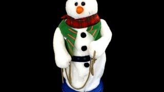 ANIMATED COWBOY CHRISTMAS SNOWMAN [upl. by Elak]