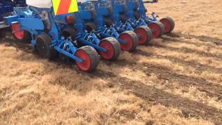 Strebel Strip Tillage System  Tulloch Farm Machines [upl. by Ellesor316]