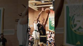 Block or Goaltending Bionic Brooks JawDropping Play in the Drew League shortsexcellence [upl. by Saville]