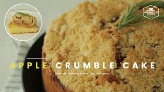 🍎애플 크럼블 케이크 만들기 사과 케이크  Apple crumble cake Recipe  アップルケーキ Cookingtree쿠킹트리 [upl. by Delorenzo]