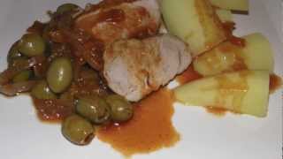 Filet mignon de porc facile sauce aux olives [upl. by Berni]