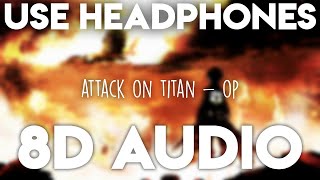 Attack On Titan  OP 8D Audio [upl. by Anelliw]