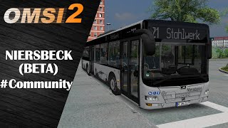 OMSI 2 Community➡️️NIERSBECK BETA  ERSTER EINDRUCKHD 60 [upl. by Yulma]