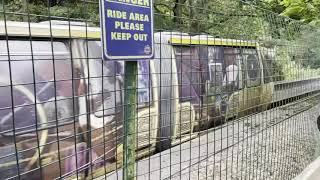 Alton Towers Monorail goes past [upl. by Eshman]