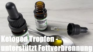 Ketogen Tropfen 10ml  unterstützt Fettverbrennung  für Zustand der Ketose Gewichtsreduktion Diät [upl. by Assirram]