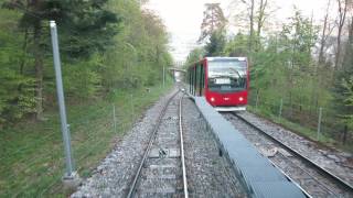 Standseilbahn 250001 Biel  Magglingen Talfahrt  Funiculaire [upl. by Aevin775]