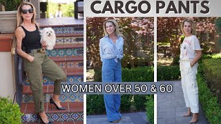 How to Style Cargo Pants making them Comfortable amp Classy Perfect Option For Women Over 50 amp 60 [upl. by Danas172]