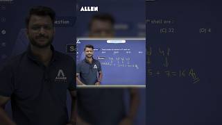 How to find Quantum Numbers  Inorganic Chemistry  ALLENs Online Programs Shorts [upl. by Ancalin]