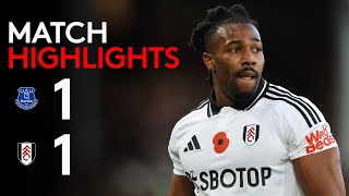 HIGHLIGHTS  Everton 11 Fulham [upl. by Somisareg]