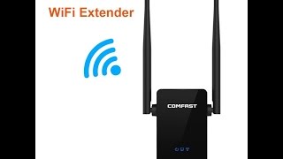 Comfast WiFi Range Extender Amplifier 300Mbps WirelessN Signal Booster Repeater with Ethernet Port [upl. by Park664]