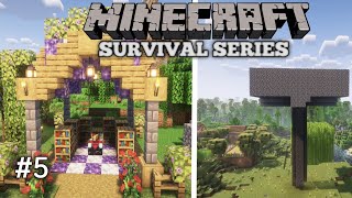 Build XP Farm and Enchanting Table Setup  Minecraft Survival Series Episode 5  minecraftvideos [upl. by Hoy]