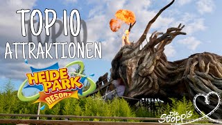 TOP 10 ATTRAKTIONEN IM HEIDE PARK 🎢🔥 [upl. by Witcher]