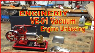 Flame Licker Flame Gulper Vacuum Engine ENGINEDIY Retrol VE01 Crossbeam [upl. by Puff942]