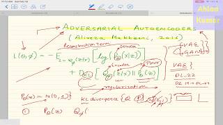 Deep Learning 38 1 Introduction to Adversarial AutoEncoders [upl. by Schacker821]