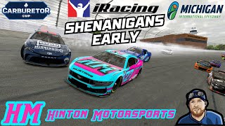 iRacing Race 544 Carb Cup At Michigan Int Speedway  Shenanigans early [upl. by Susanna]