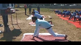 Surya namaskar sgv School Sidhi Madhya Pradesh 🧿🌞🙏 [upl. by Llerryt]