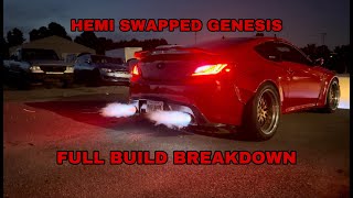 Hemi Swapped Hyundai Genesis quotThe Hemesisquot Full Build Breakdown [upl. by Awjan408]