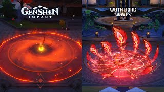 Can Genshin Impacts Pyro characters skill animation beat Changlis skill animation [upl. by Namrac760]