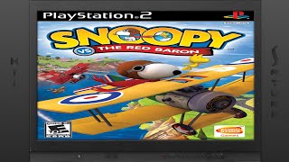 Test Snoopy VS the Red baron PS2 Francais [upl. by Euqinommod]