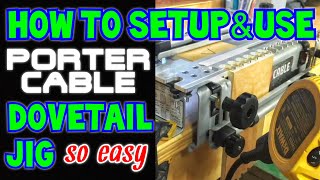 How To Set Up and Use The Porter Cable Dovetail Jig [upl. by Mahau]