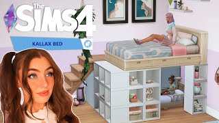 Ikea Kallax Bed │ Dream Home Decorator│ Tutorial │ Sims 4 No CC [upl. by Hahseram]