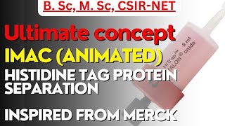 Immobilized metal affinity chromatography IMAC animation csirnet bsc msc cartoon [upl. by Eciral]