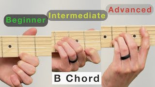 👆 How to play the B CHORD on guitar 🎸 B major chord tutorial tips lesson B chords easy easier barre [upl. by Enia23]