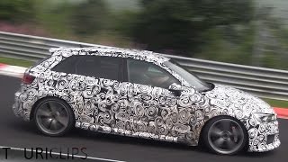 2015 Audi RS3 spied testing on the Nürburgring [upl. by Elata601]