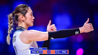 Hattaya Bamrungsuk DESTROYED France in Volleyball Nations League 2024 [upl. by Liva]