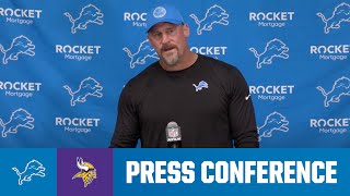 Dan Campbell postgame media availability  2024 Week 7 Lions at Vikings [upl. by Ohnuj]