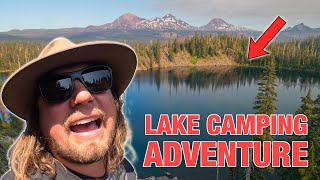 36 Hours High Mountain Lake Camping Adventure [upl. by Darees]