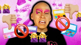 Trixie Mattel dragging Hugáceo Crujiente and Arantxas makeup palette for 4 minutes straight 😭 [upl. by Pelmas762]