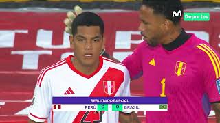 PERÚ vs BRASIL el DEBUT de JOAO GRIMALDO con la Selección Peruana  Clasificatorias2026 [upl. by Allerim]