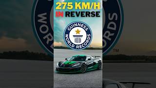 Fastest Reverse Car World Record  Rimac Nevera shorts factsshorts [upl. by Tibbetts]