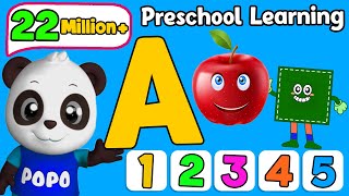 Preschool Learning Videos that REALLY WORK for 3 Year Olds  Learn ABC Phonics Shapes Numbers Colors [upl. by Georgina]