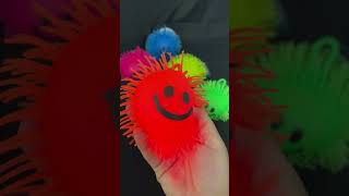 Glowtopia 4quot Smiley Face Puffer Ball Product Demo puffer ball stressball [upl. by Airda]