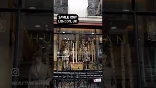 Savile Row London bespoke britishstyle london londonlife savilerow heritage [upl. by Nyrret]