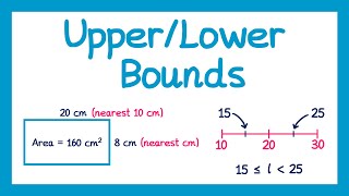 Upper and Lower Bounds  GCSE Higher Maths [upl. by Portingale]