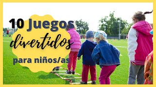 10 juegos DIVERTIVOS y entretenidos para NIÑOS [upl. by Oicam]