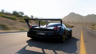 Forza Horizon 5  First Goliath Race with Pagani Huayra BC FE  4K XSX [upl. by Minna]