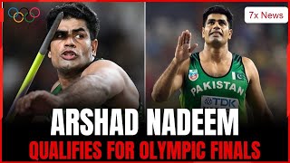 Arshad Nadeem Advances to Paris Olympics Javelin Finals with 8659m Throw [upl. by Dorkas]