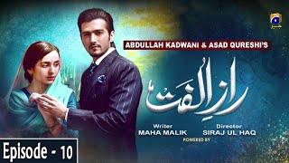 RaazeUlfat  EP 10  English Subtitles  9th June 2020  HAR PAL GEO [upl. by Fruin556]