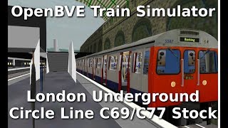 OpenBVE ►Onboard London Underground Circle Line  Aldgate to Aldgate◀ [upl. by Debera]