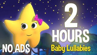 NO ADS  Twinkle Twinkle Little Star  Calming Sensory Animation  Baby Songs – Fall Asleep 🌙✨ [upl. by Aitnohs]