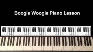 Boogie Woogie Piano Lesson [upl. by Kalila238]