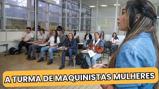 VIAMOBILIDADE FORMA TURMA DE MULHERES MAQUINISTAS [upl. by Odnalra]